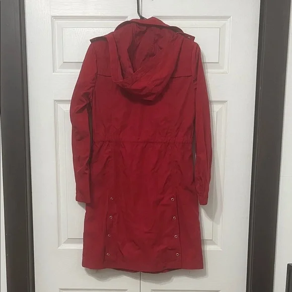 Avec Les Filles Red Trench Coat - Picture 2 of 8